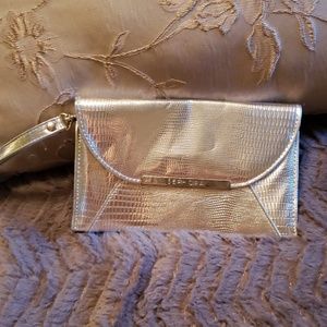 Mini Silver Wristlet